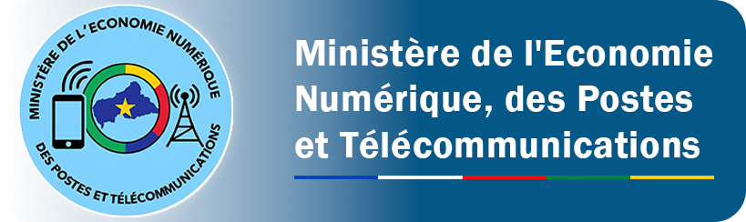 Logo Ministère de l'Économie Numérique, des Postes et Télécommunications